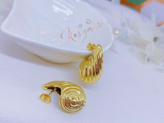 Aretes gotas caracol