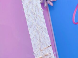 Tiaras hojas cristal