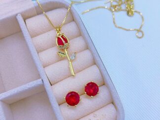 Set tulipán rojo