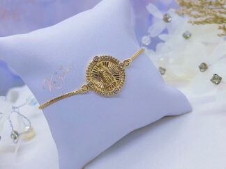 Pulsera medalla virgen