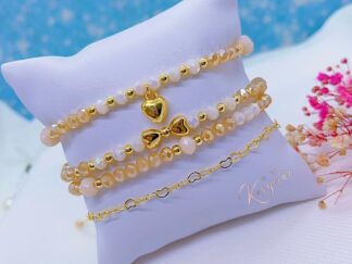 Pulseras ocre
