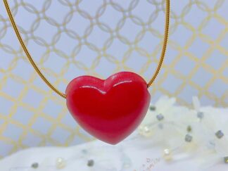 Collar corazon ardiente