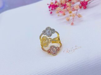 Anillo tres oros