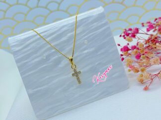 Cadena crucecita Oro Laminado