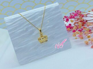 Cadena corona Oro Laminado