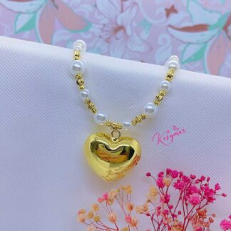 Collar corazon radiante