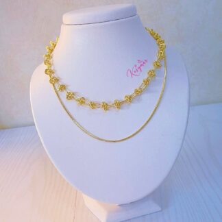 Collar entre oro y amor
