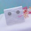 Aretes brillo floral