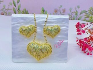 Bolso corazón brillante