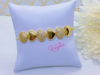 Pulsera corazón ajustable