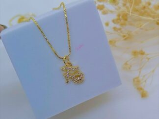 Cadena con mini dije Fe