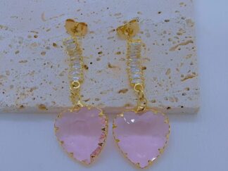 Aretes corazón merida