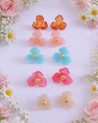 Aretes Flor Carey