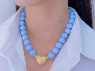 Collar Chiclet Corazón