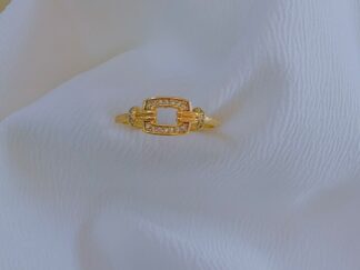 Anillo Camelia 
Oro Laminado