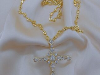 Cadena Cruz Diamantada