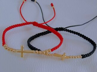Pulseras Cruz
Oro Laminado