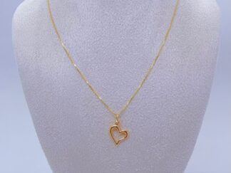 Cadena Corazón 
*Oro Laminado