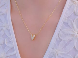 Cadena Corazón Piedrada