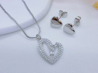 Set Corazón Piedrado
